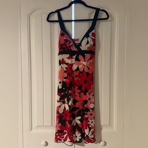 Speechless Black, Red & Coral Floral Maxi Dress
